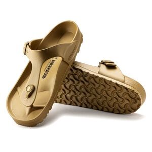 Birkenstock EVA Gizeh thong sandal in beige/tan